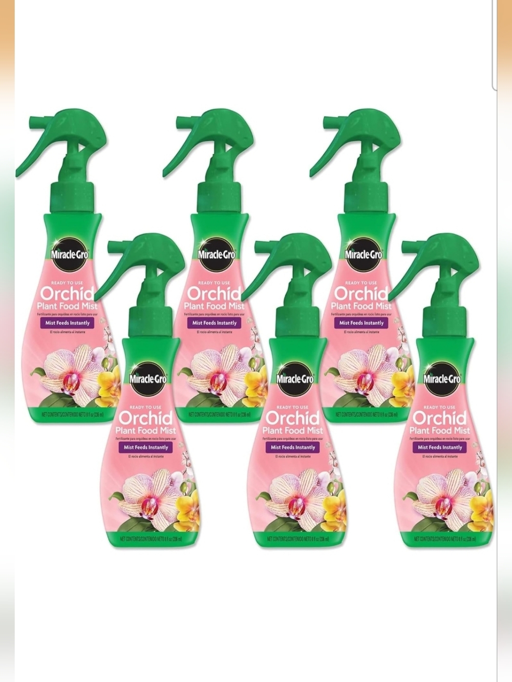 Miracle-Gro Orchid Plant Food Mist 8 oz. (Pack of 6)